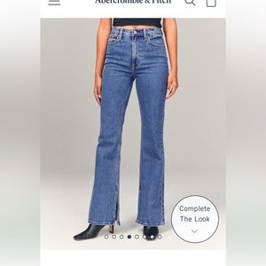 Vintage High Rise Flare Abercrombie jeans size 8